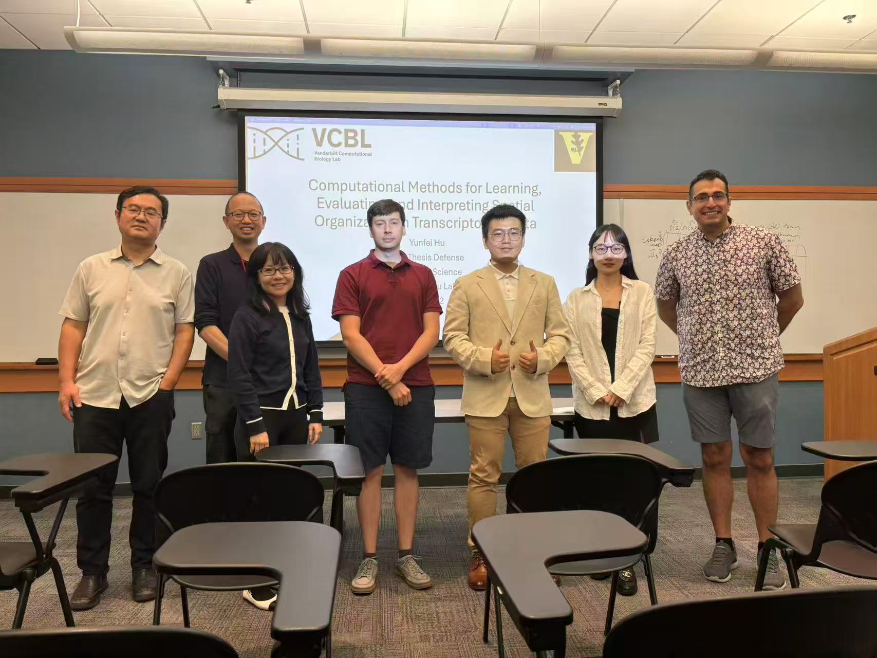 Yunfei Hu's PhD defense